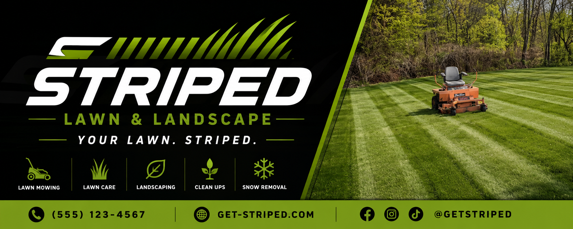 Striped Lawn & Landscape — Your Lawn. Striped.